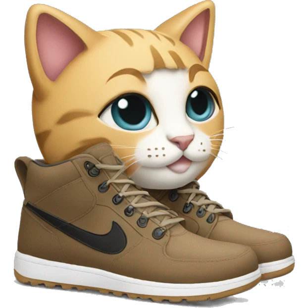  Cat n nike boots emoji