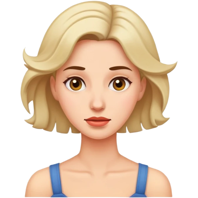 Shaking head female emoji
