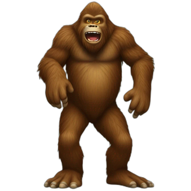 3 legged bigfoot emoji