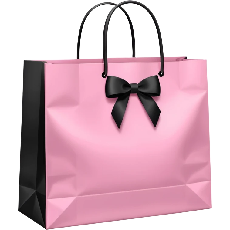 Victoria secret shopping bag and Sephora shopping bag and Chanel shopping bag emoji