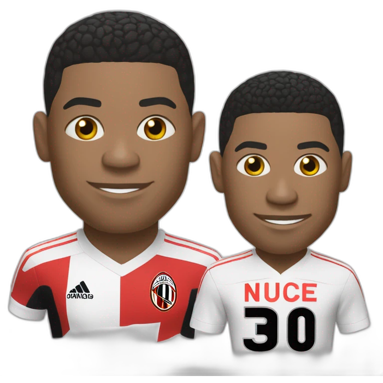 mbappé qui joue a l'OGC NICE emoji