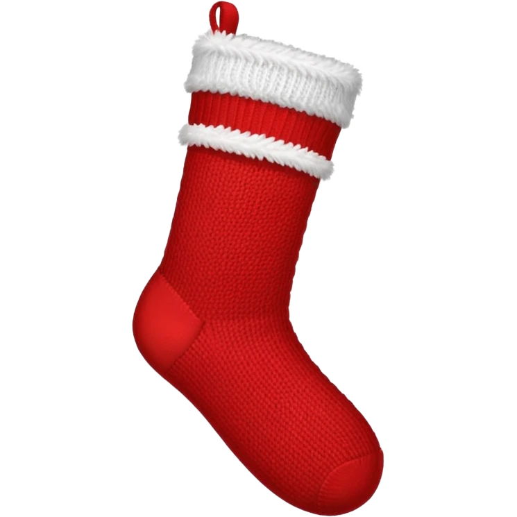 Christmas red sock emoji