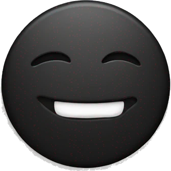 Black Sewing button  emoji