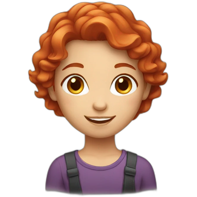 Red haired girl emoji