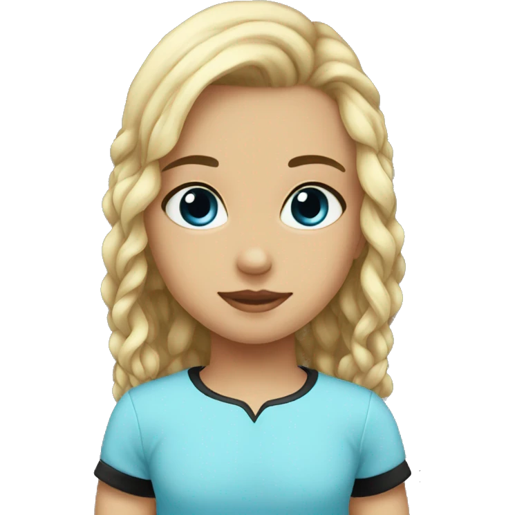 Half baby blue and black heart emoji