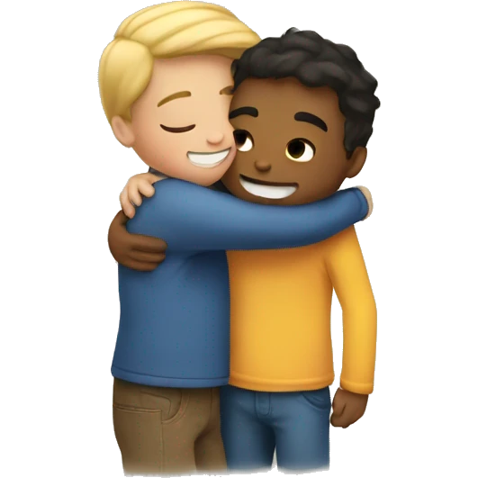 Best friend hug emoji
