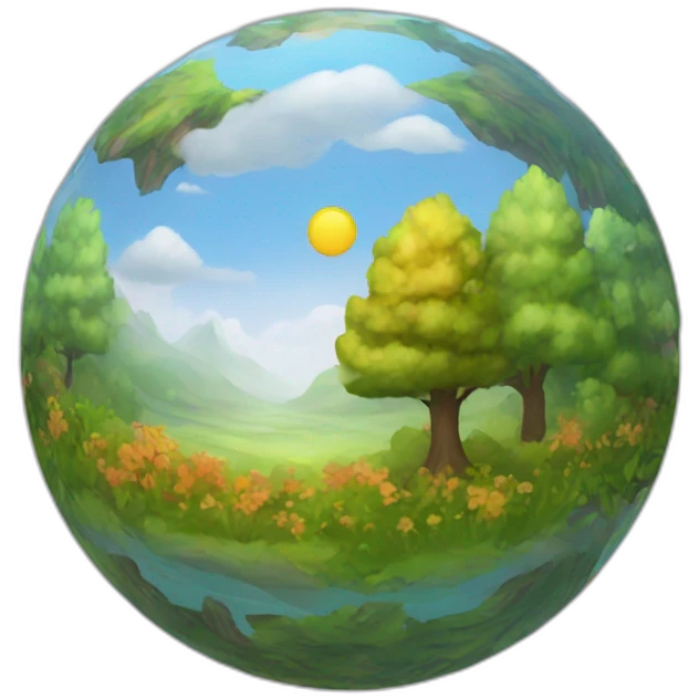 the 4 seasons sphere emoji