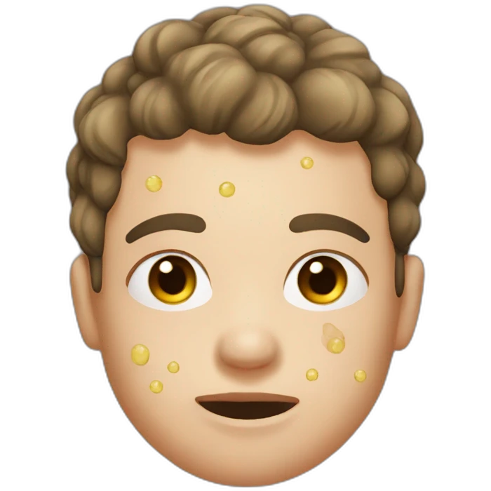 Pimples on the face emoji