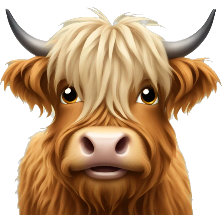 Light highland cattle emoji