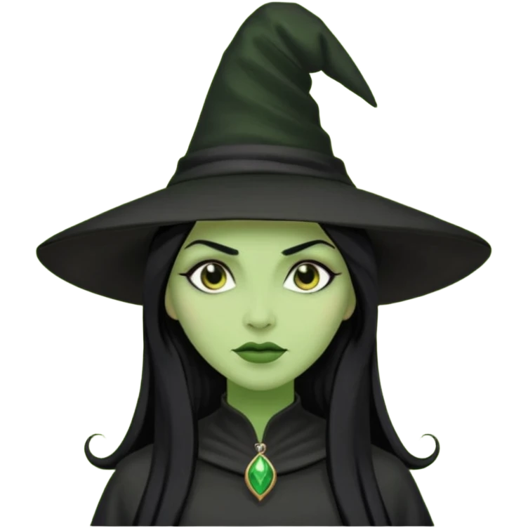 green witch emoji