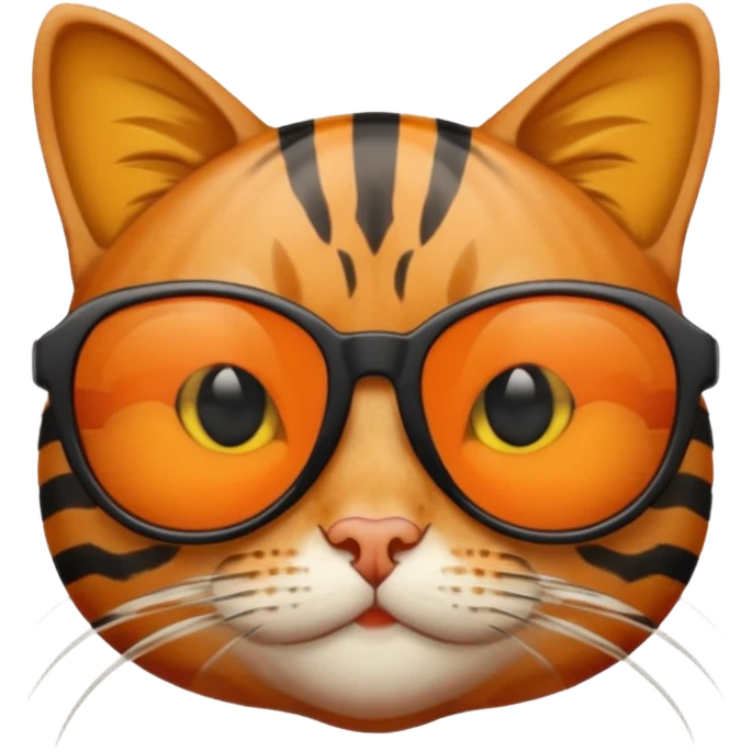 Cat wearing sunglasses emoji