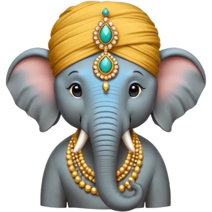 un éléphant indien du maharadja emoji