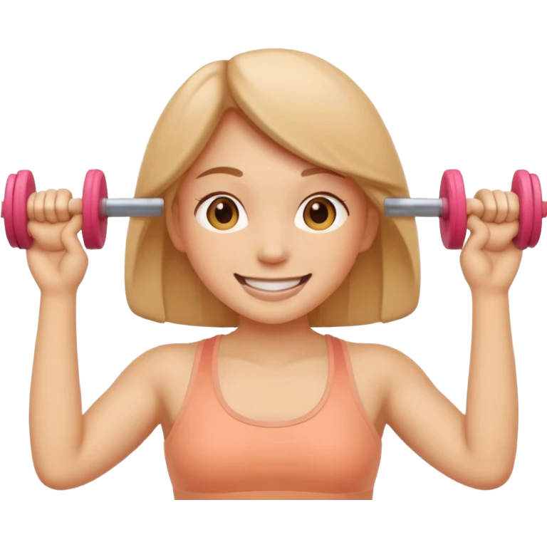 beige Gym Wellness Emoji emoji
