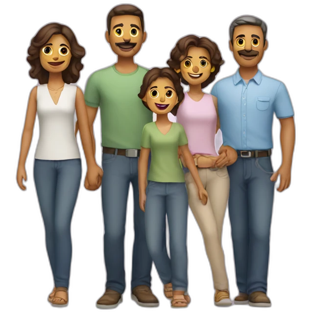 Buenos días familia emoji