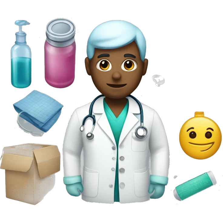 G Doctor and hospital supplies emoji