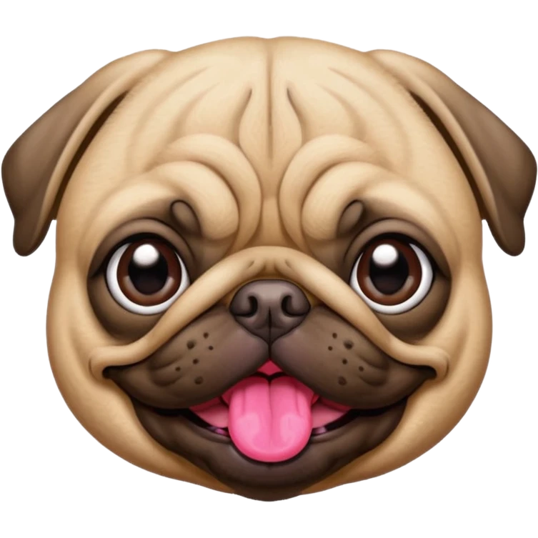 pug kiss emoji