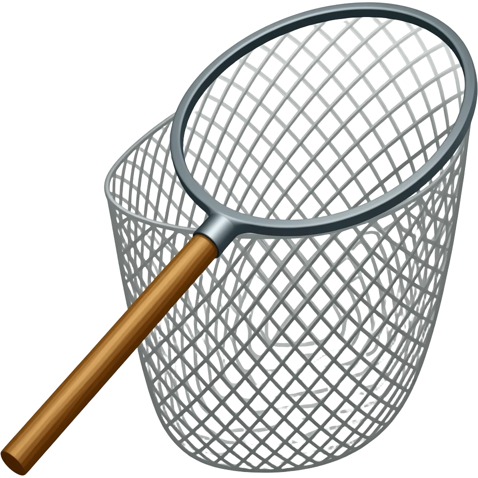 Net with handle emoji