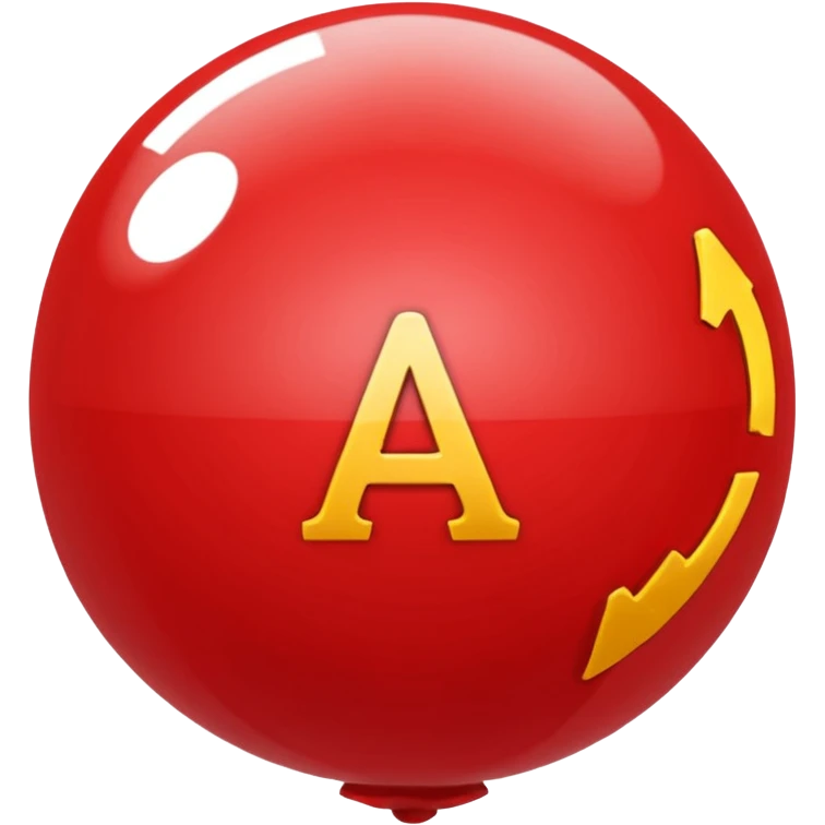 Quiero un emoji de un globo de la letra "A" emoji