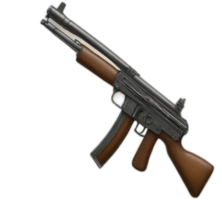 Thompson submachine gun emoji