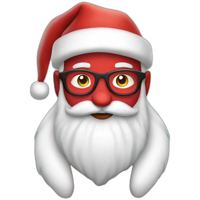 cool Father Christmas emoji