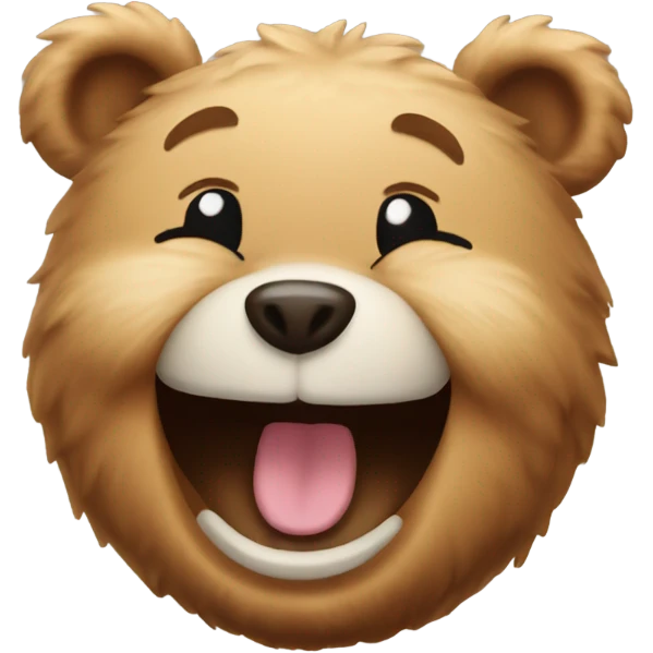 laughing teddy bear emoji