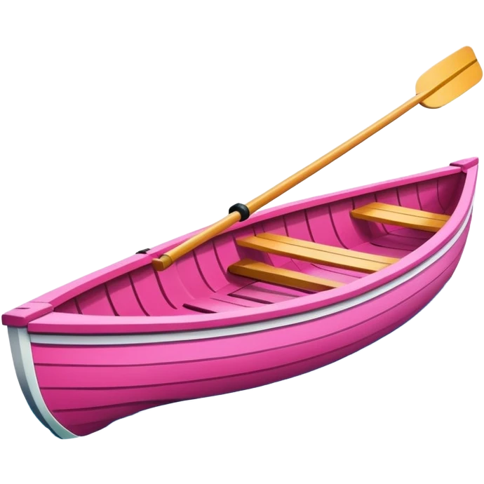 pink rowing boat emoji
