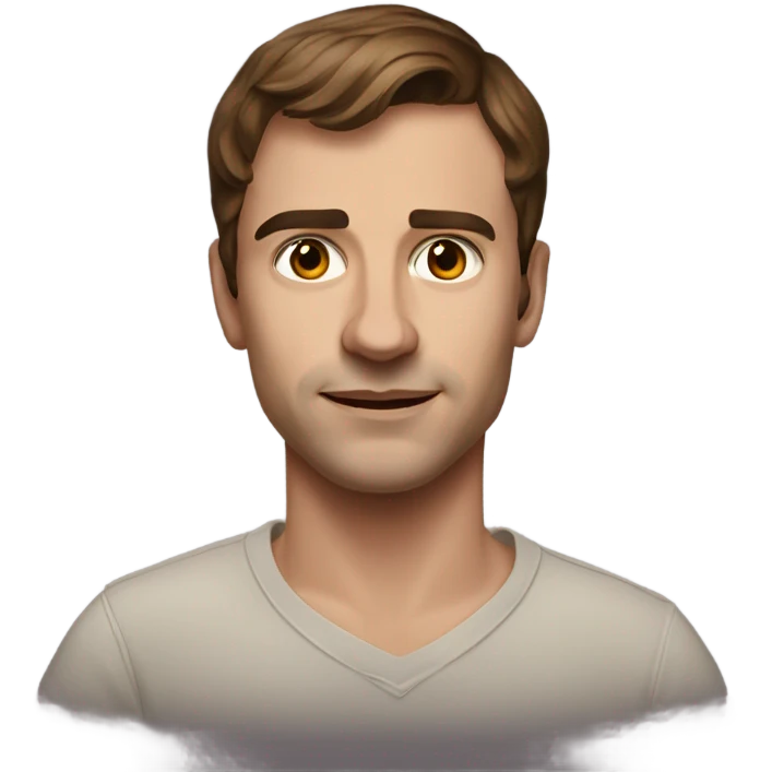 Paul mescal realistic portrait brown hair emoji