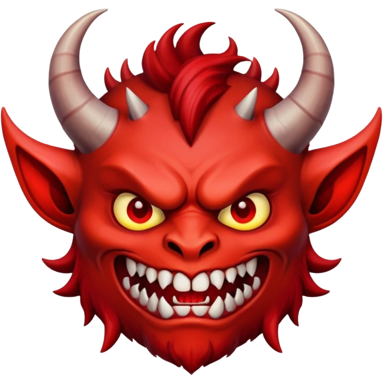 Demon silly emoji