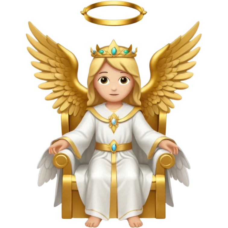Throne, Angel. no human emoji