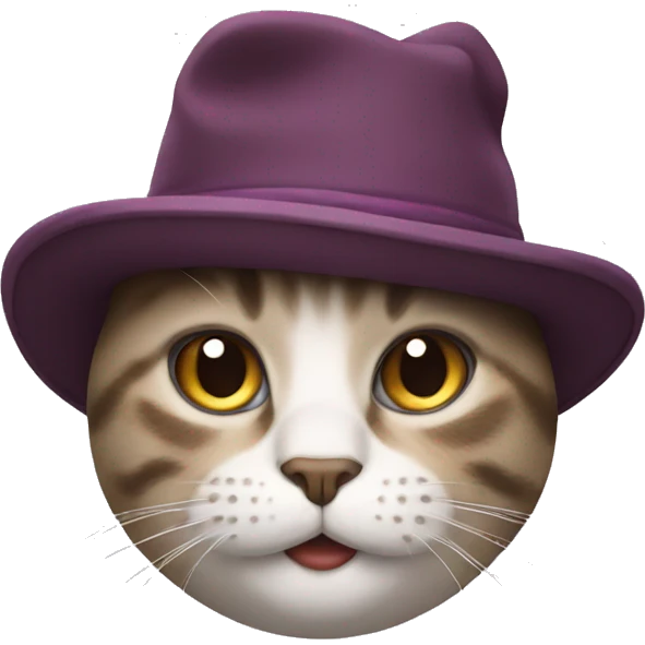cat with hat emoji