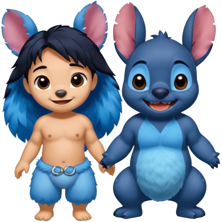 Lilo and stitch make stitch cute cuter make it look relaistic emoji
