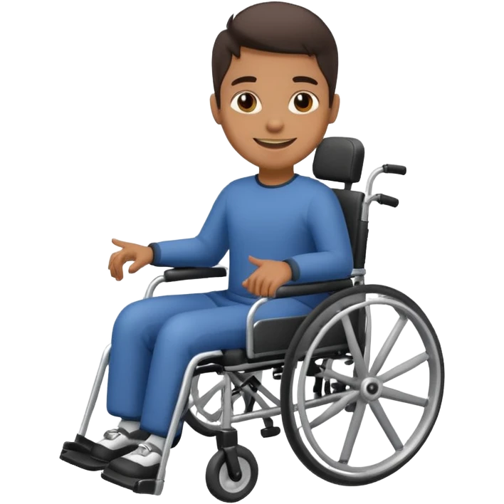 person in manual wheelchair emoji