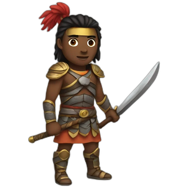 warrior emoji