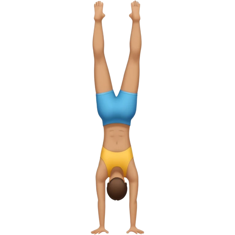 one armed handstand emoji