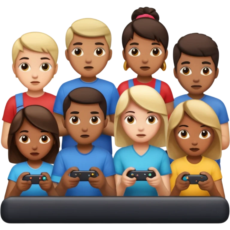 People playing video games emoji