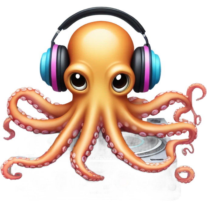 DJ Octopus emoji