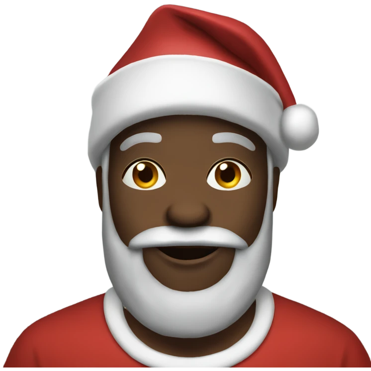 Black Santa  emoji