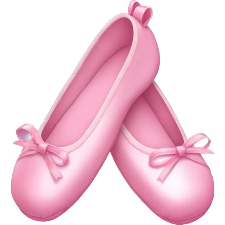 Pink ballet slippers emoji