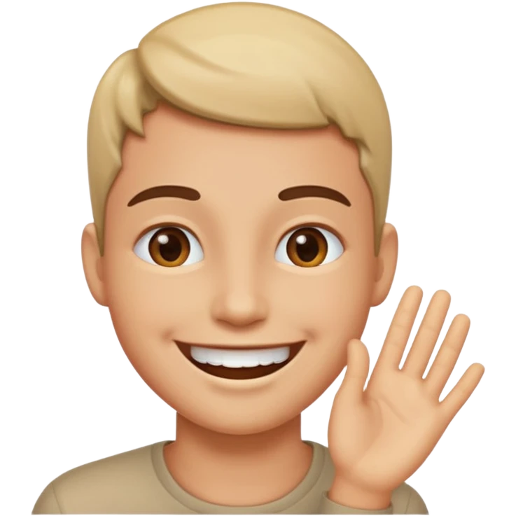 ora fallo che ringrazia contento emoji