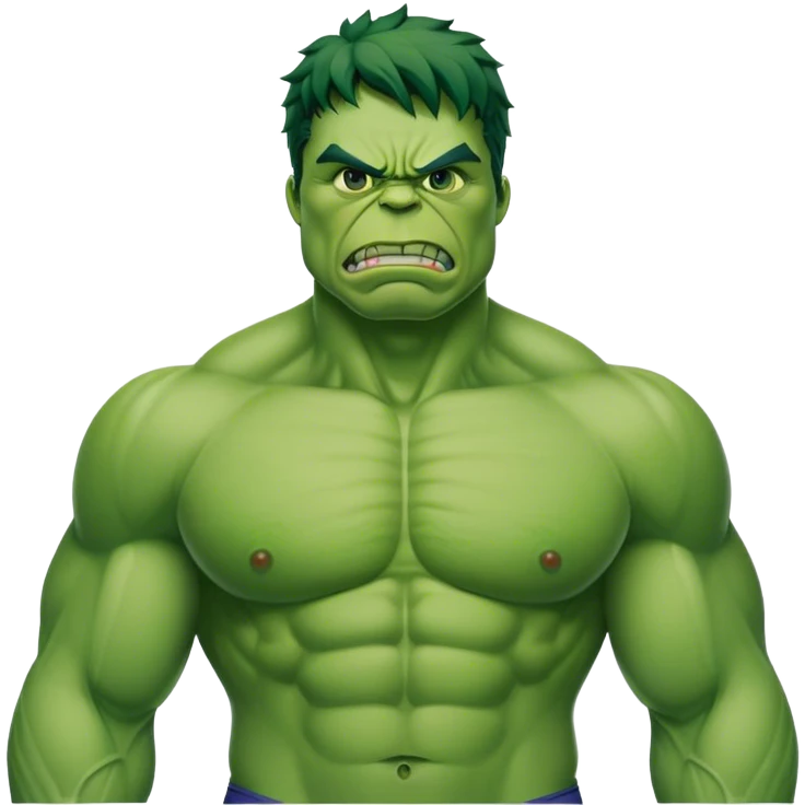 Hulk wear bra emoji