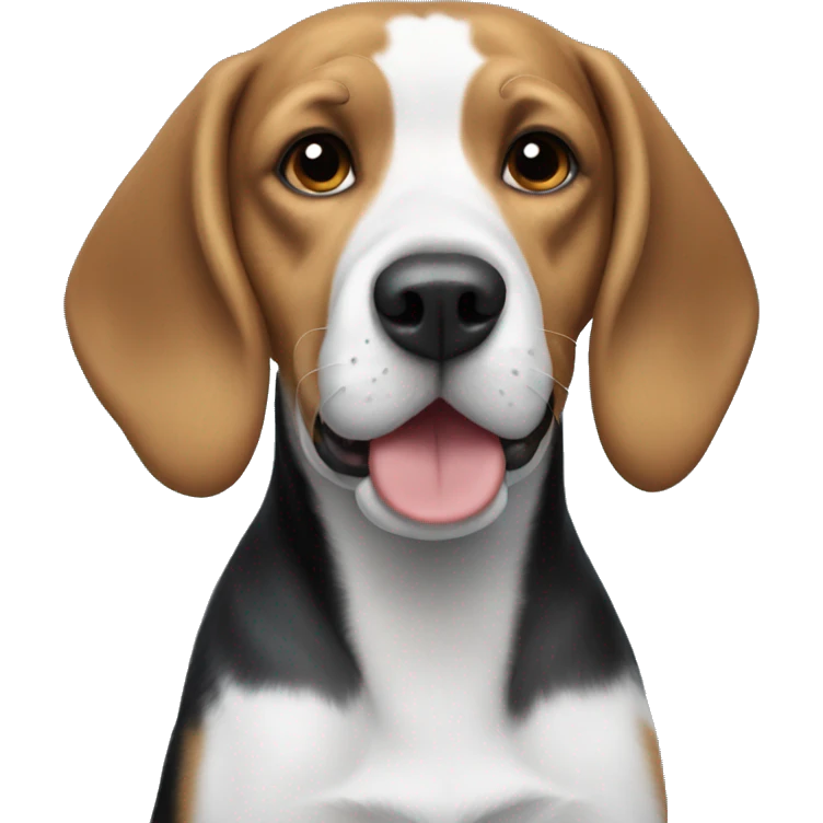 Blue tick beagle emoji
