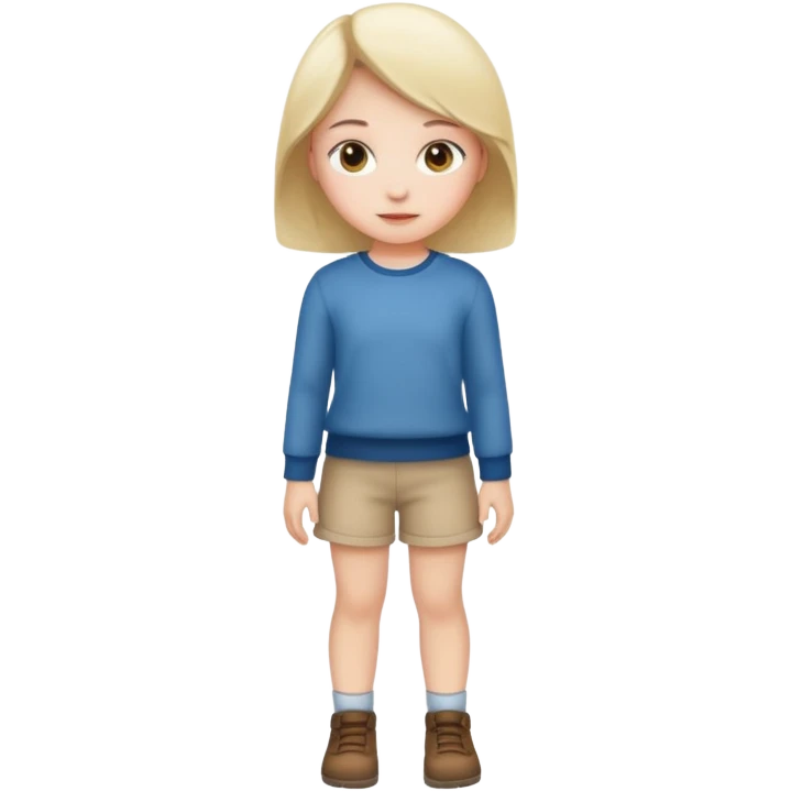 girl kid full body emoji