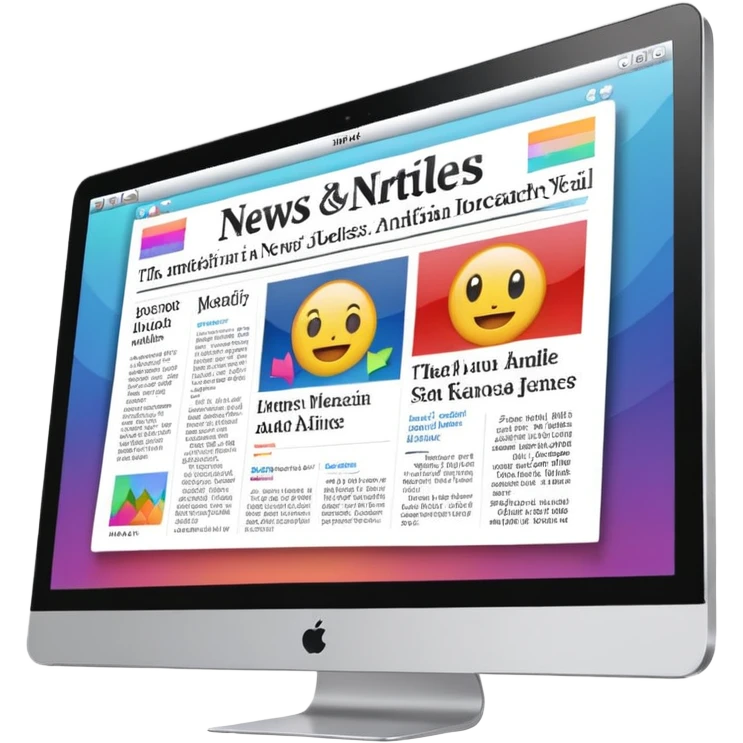 news computer emoji