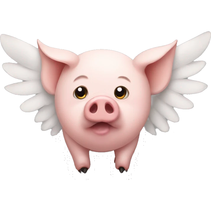 pig with wings emoji