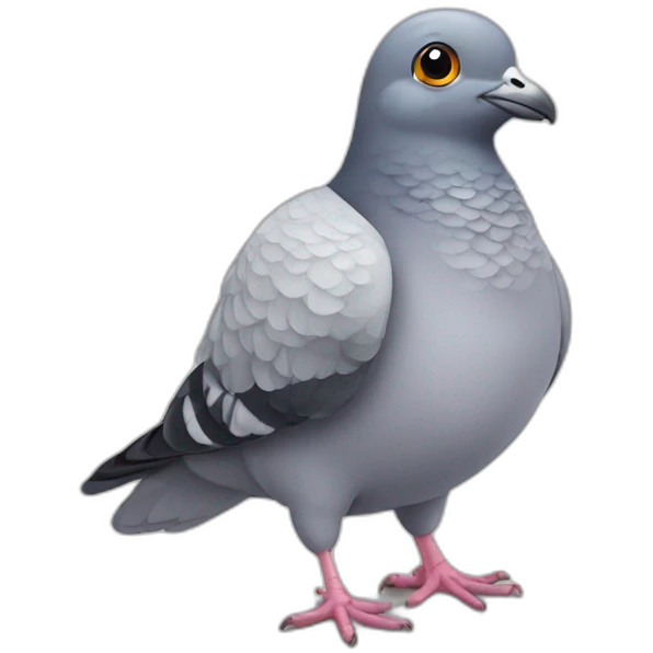 Cute pigeon emoji