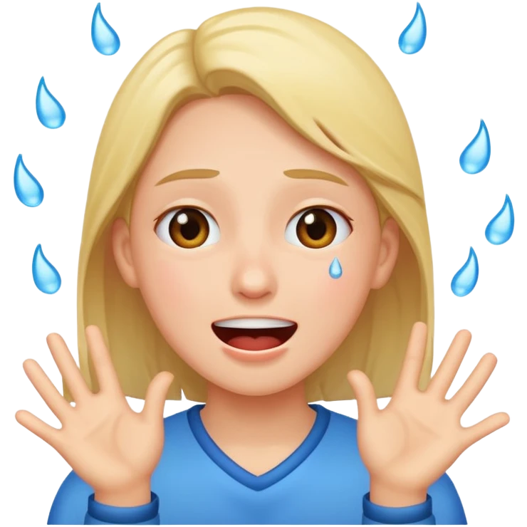 Excited face tears emoji