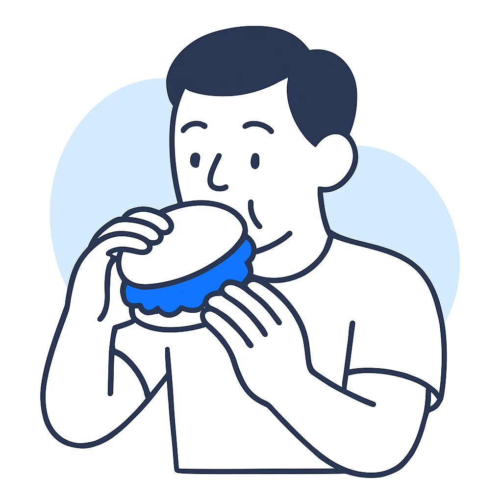 person eating sloppy joe emoji