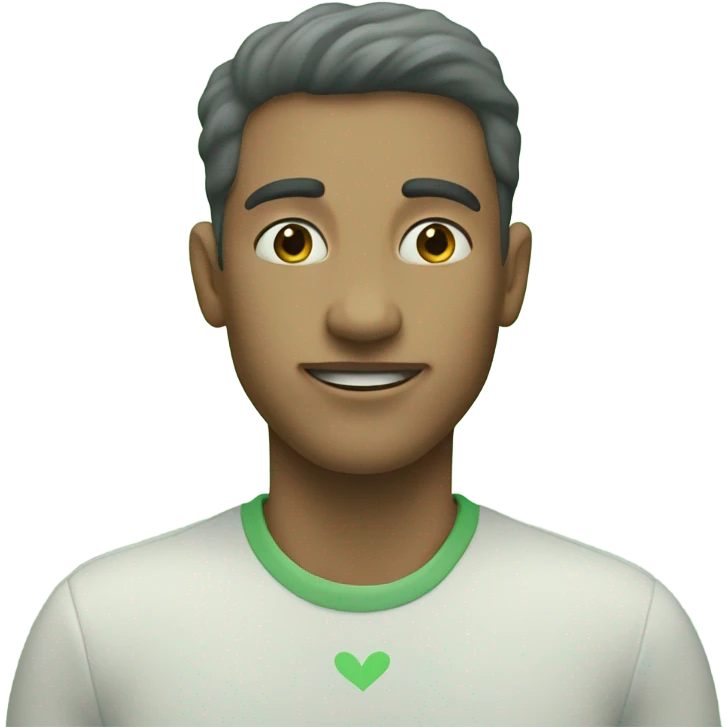 pastel green heart emoji