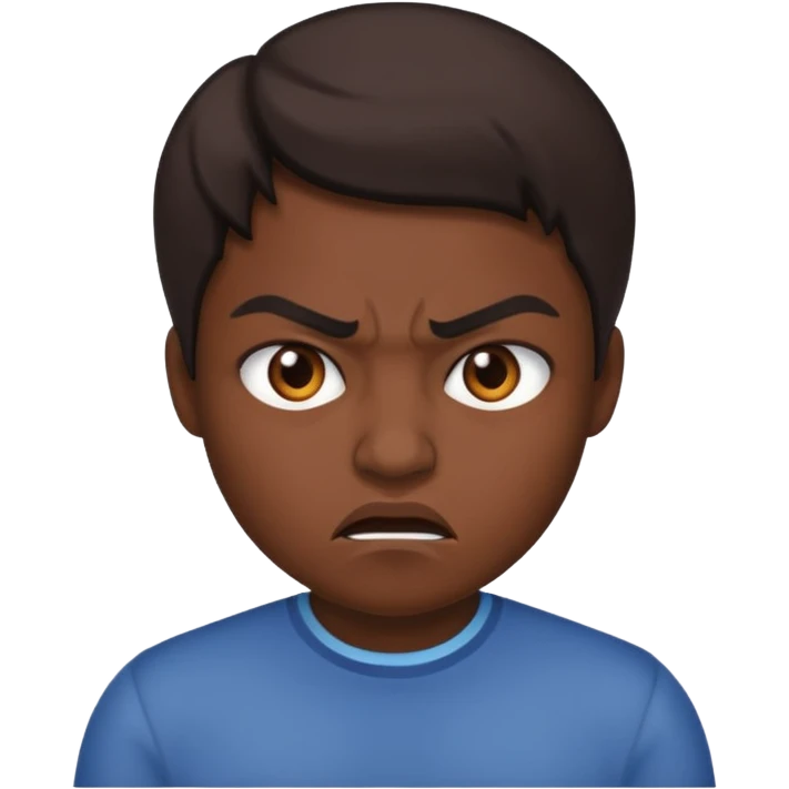 Sassy angry emoji