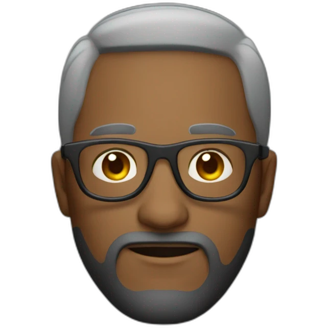 homem 45 anos de oculos emoji